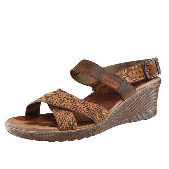Keen Shoes - KEEN Size 8.5 M Women Sandal Ankle‎ Strap Brown Fabric